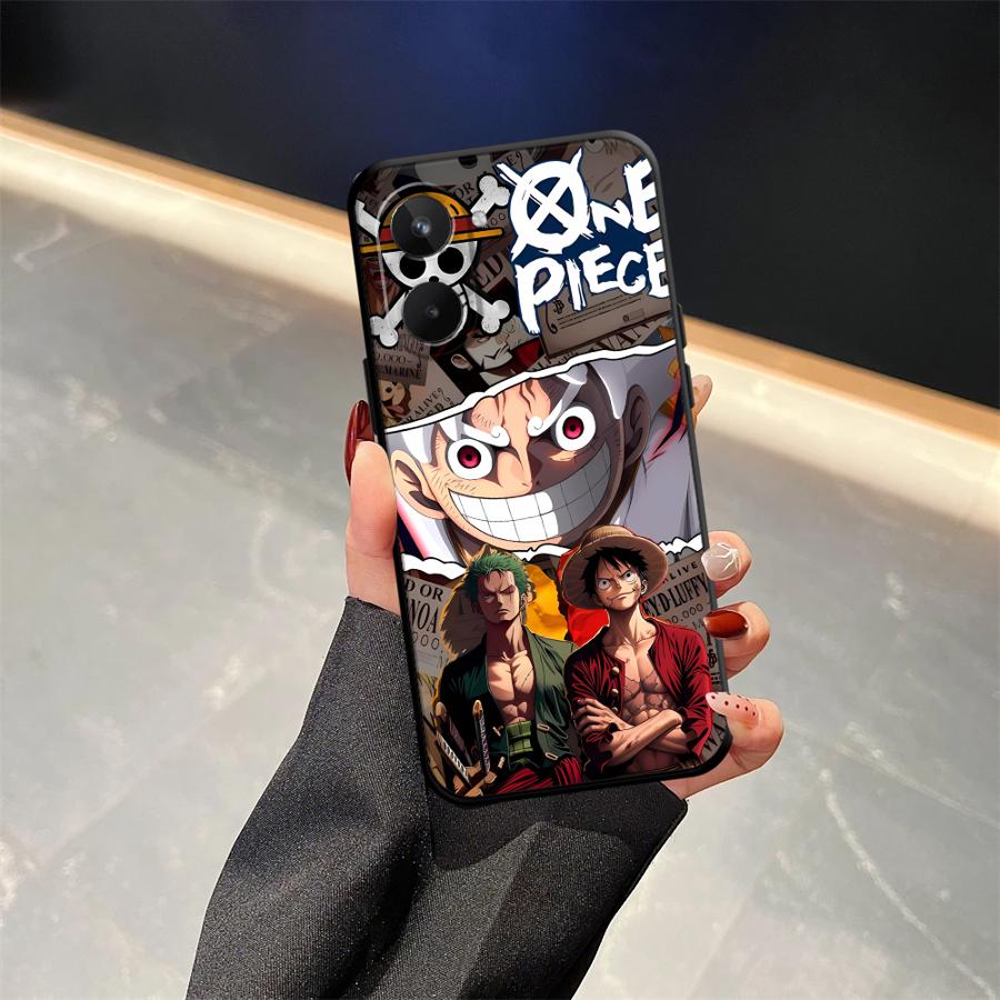 Чехол для телефона для Realme 12 14 GT Master Neo2 C25 C21 C15 C12 11 Pro P3 Ultra Nazro 50 50i C33 C35 C53 C55 Аниме Luffy Zoro