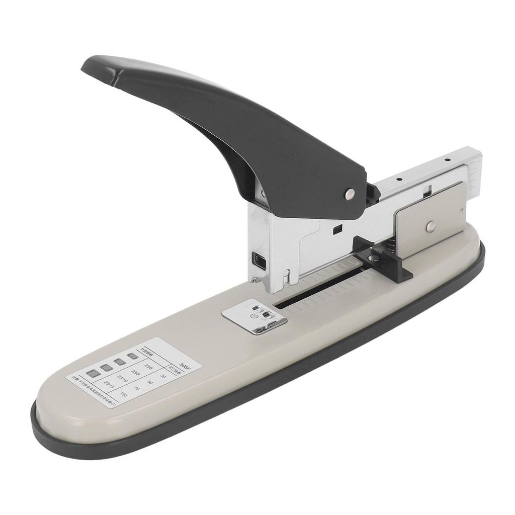 Large Stapler Effort Saving Steel Anti Slip Ergonomic Easy 100 Sheets Capacity Desk Staple