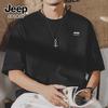 JEEP SPIRIT Men's Heavyweight Cotton Short Sleeve T-Shirt