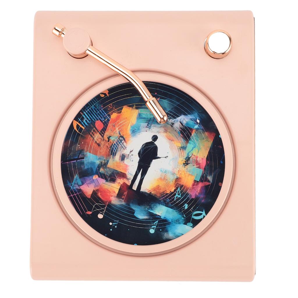 Bluetooth проигрыватель виниловых пластинок динамик винтажный HIFI качество звука красочный свет небольшой беспроводной динамик