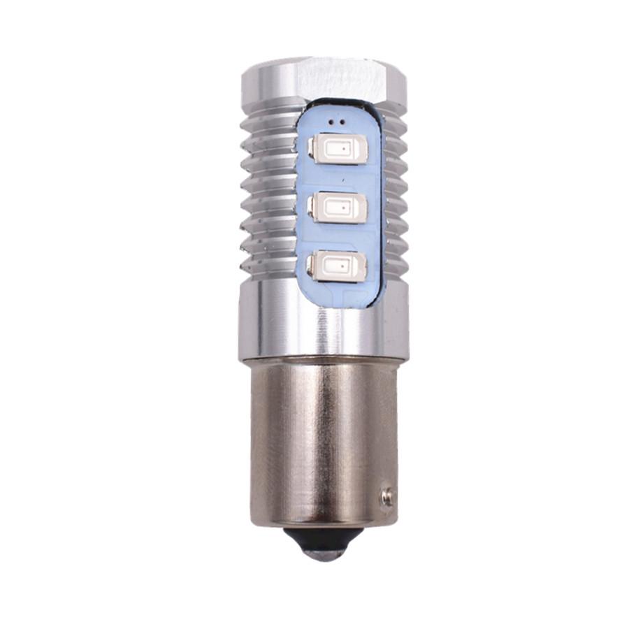 Одна пара (2 куска) высокой мощности красные лампы 1156 P21W BA15s S25 12SMD 5630LED для задних стоп-сигналов