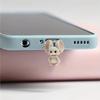 Cross-border Acrylic Big-Eared Rabbit Dust Plug