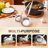 Fine Mesh Strainer 304 Stainless Steel Sieve Spoon Upgraded Oil Filter Spoon  Kitchen Supplies
