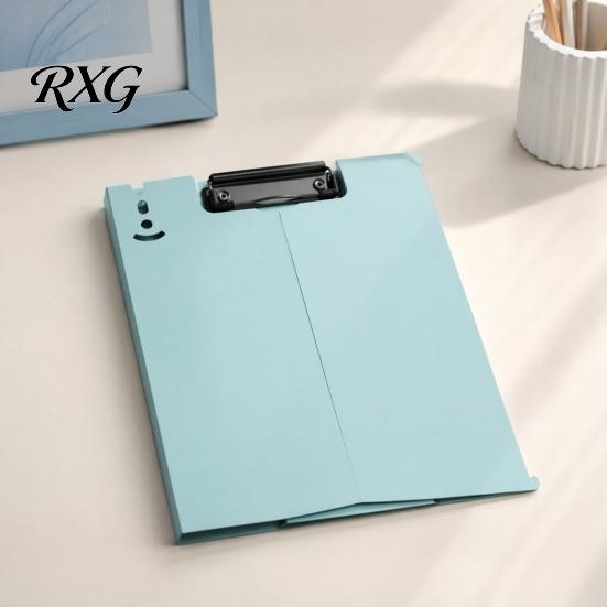 Lightweight Writing Surface for Field Work Folder Clipboard with Metal Clip, Multipurpose A4 Plastic File Sturdy Nurses Folder, Memo Document