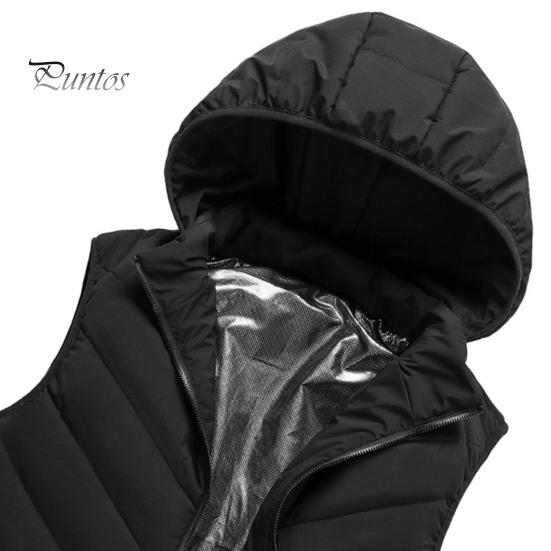 Женский осенне-зимний утепленный жилет с 11 зонами подогрева, 3 уровня температуры, застежка-молния с карманами на молнии, однотонный теплый жилет без рукавов с подкладкой для домашних выходов