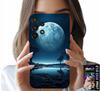 Etui Do Samsung Galaxy A13 4G - Pełnia Księżyca Księżyc Futerał + Folia