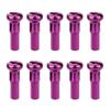 10Pcs Bicycle Spoke Cover Aluminum Alloy Spoke Nipples Easy Installation Bicycle Parts for MTB Road Bikes