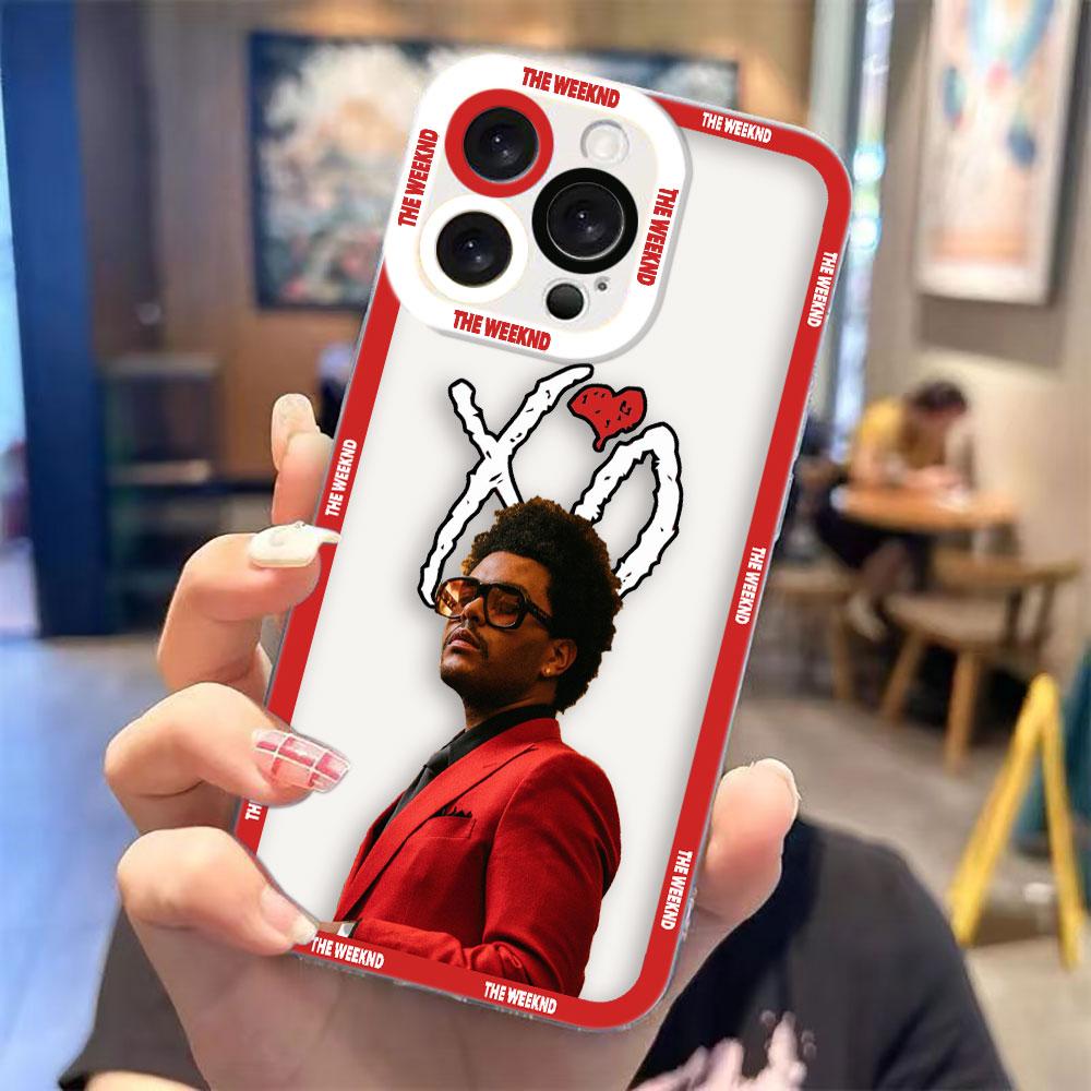 Прозрачный чехол для телефона W-Weeknd XO Poster Cover для Redmi Note 15 14 13 12 11 11T 11S 10 9 10S 9S 8 Pro Max Plus Прозрачный чехол