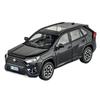 1/32 Toyota RAV4 SUV 2023 Литая под давлением металлическая модель автомобиля Игрушка Звук и свет Инерционный механизм Коллекционная модель Подарок на день рождения