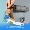 Paint Brush Roller Cleaning Tool Portable Lightweight Plastic 2-In-1 Multi-purpose Painting Brush Comb Roller Cleaner with Ergonomic Handle
