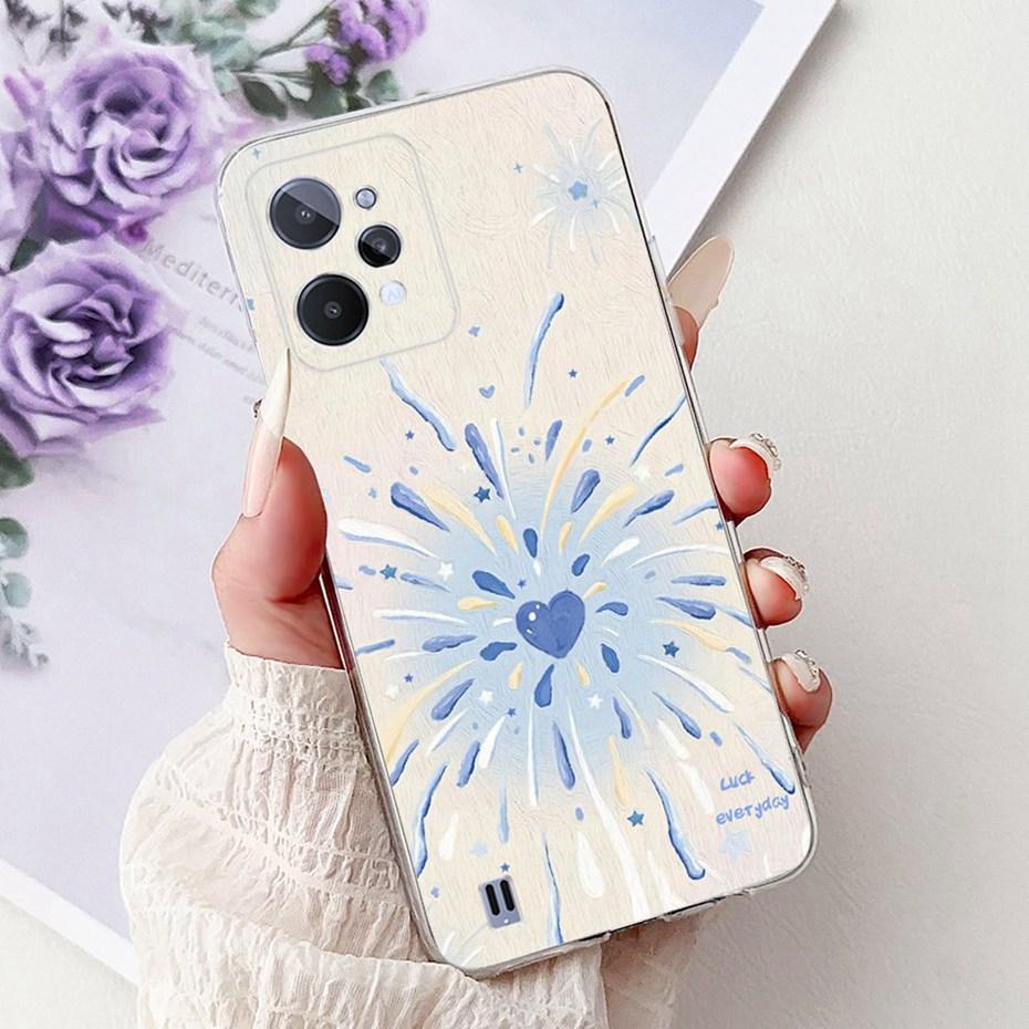 Cute Painting Phone Case For Realme C31 C33 Soft Silicone TPU Back Cover For Realme C31 C33 2023 Cases Bumpers