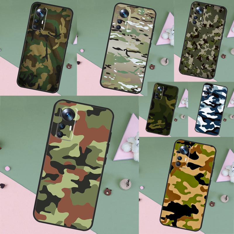 Военный Камуфляжный Рисунок Чехол Для Xiaomi 17 Pro Max 15 14 Ultra 13T 14T 15T POCO X7 Pro X5 X6 F5 F6 F7 F8 Ultra Чехол