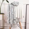 Houndstooth Scarf for Women Winter High End Cotton Printed Scarf  Versatile Men's Shawl  Imitation Cashmere Scarf