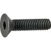 TRUSCO Hexagon Socket Head Flat Head Bolt, Black Dyed, Fully Threaded, M5 X 20, 10 Pieces, Small Pack Y808-0520