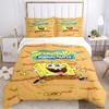Spongebob Squarepants Adventure Print 3Pcs Bedding Setduvet Cover With 2 Bedropillowcase Home Birthday Gift