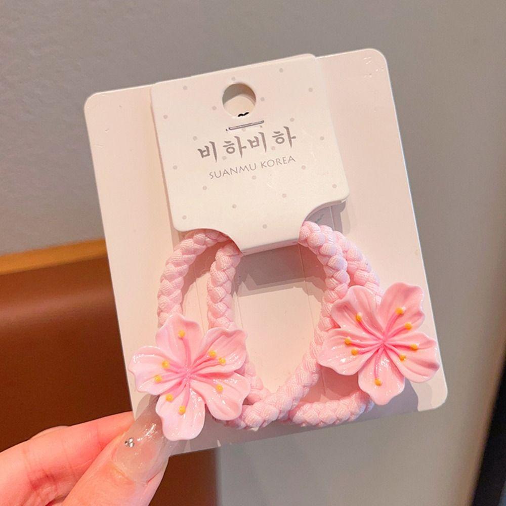 2/5PCS Mini Headrope Resin Headwear Fashion Hair Clip Girls
