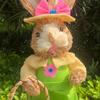 Фигурка Пасхального Кролика Пасхальный Декор Милый Мультяшный Декоративный Садовый Статуэтка Украшение для Крыльца Стола Внутри Снаружи Спальни Газона