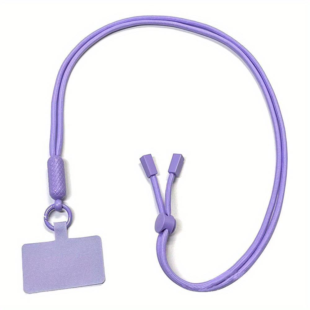 Регулируемый ремешок для телефона, ремешок с защитой от потери, универсальный съемный цветной шейный шнур, телефонный страховочный шнур, брелок, цепочка, веревка