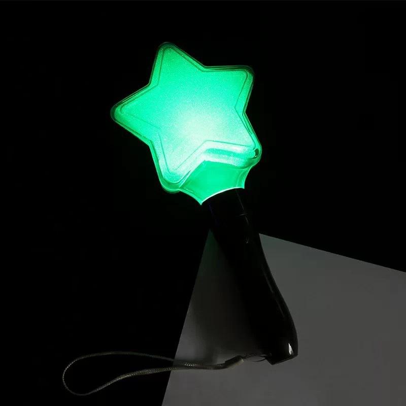 1 шт. K-pop Лайтстик Сердце Звезда Светодиодный Светящийся Лайтстик Для Свадьбы Дня Рождения Вечеринки Флуоресцентный Концертный Поддержка Идолов Мигающие Палки