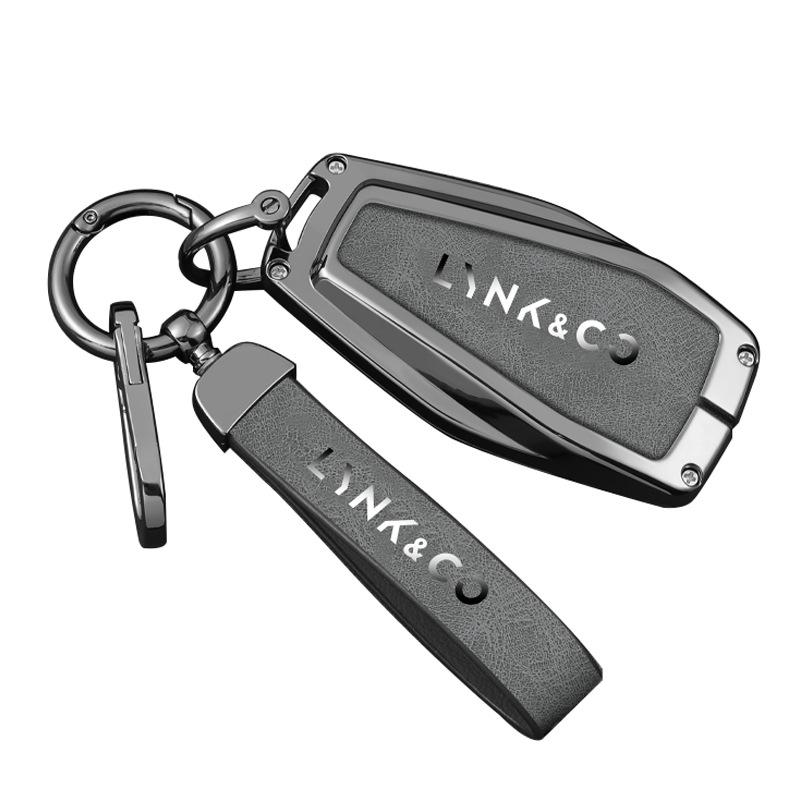 Премиальный металлический защитный чехол для ключа Lynk & Co 01 PHEV, противоударный корпус с замком-защелкой для мужчин и женщин