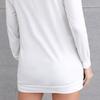 Women T-shirt Solid Color Off Shoulder Autumn Long Sleeve Slash Neck Strapless Pullover Streetwear