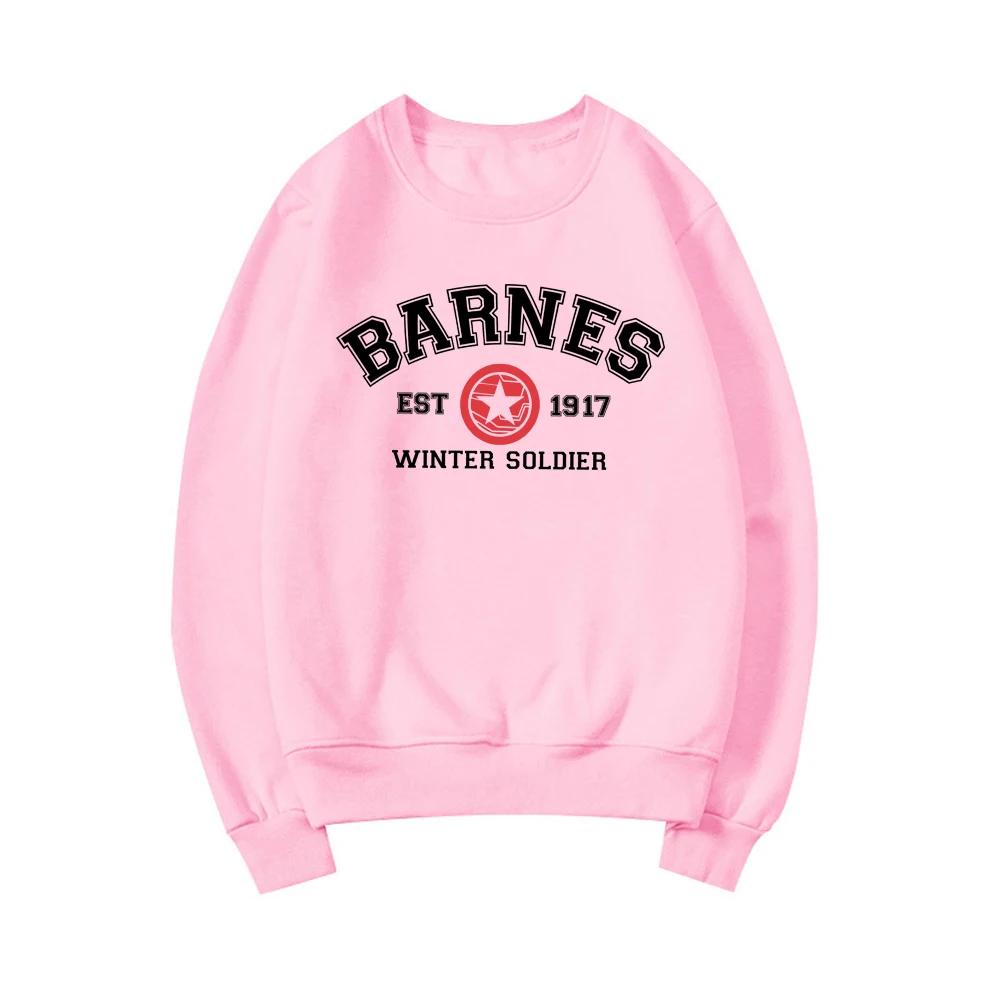 Винтажная толстовка Barnes 1917 года Футболка Winter Soldier Толстовка Bucky Barnes Crewneck Толстовки унисекс с графическим принтом Толстовка Superhero