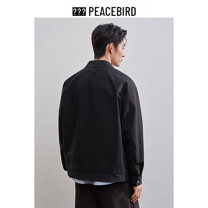 Мужская весенняя лоскутная куртка в стиле business casual