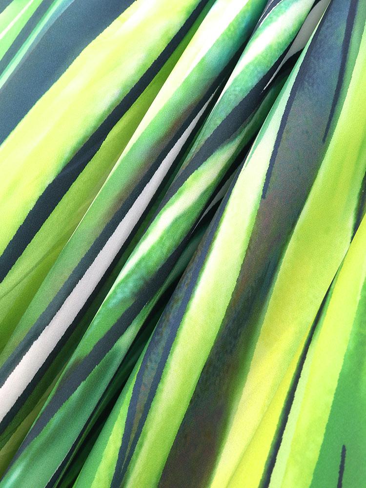 EDOLYNSA Oversize Women Kaftan Robe Outfit Bohemian Printed Vacation Chinese Knot V-neck House Bathing Suit Cover Up Q1588