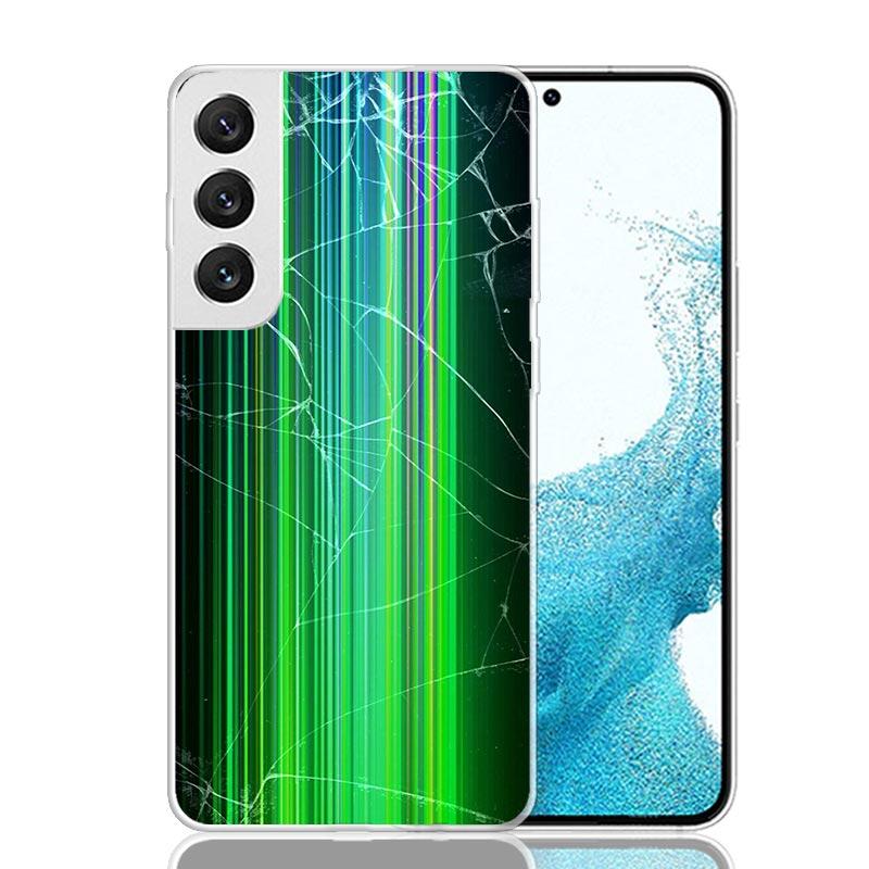 Чехол для телефона с разбитым экраном для Samsung Galaxy S26 S25 Edge S24 S23 FE S22 Ultra S21 Plus S20 + Fundas Cover Coque Galaxy S25