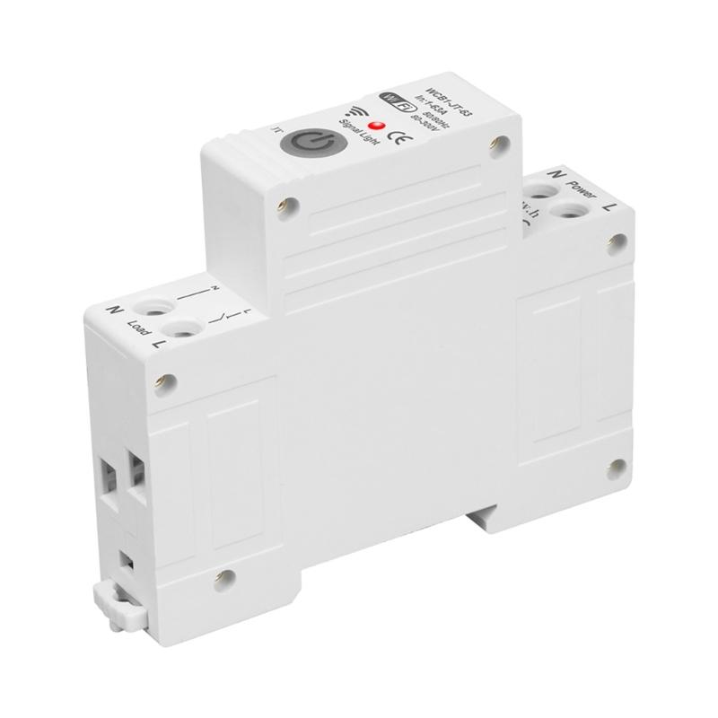 Professional Circuit Breaker 63A with Power Consumption Measurement Remote Accessible Switches for Intelligent Homes