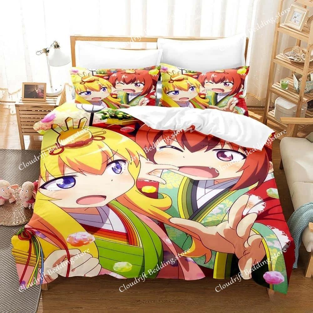 Модный мультяшный набор постельного белья с принтом «Gabriel Dropout» Односпальный, Полуторный, Двуспальный, Евро, King Size Набор для кровати Взрослый Детская спальня Комплекты пододеяльников