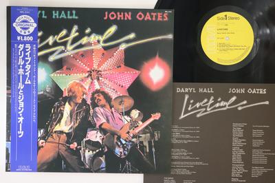 LP Пластинка DARYL HALL, JOHN OATES - Livetime RPL2141 RCA 1986 Япония Obi Rock Б/у