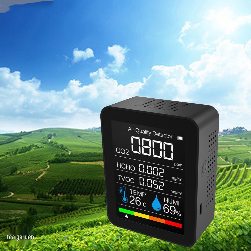 CO2 & TVOC Air Quality Monitor with Thermohygrometer