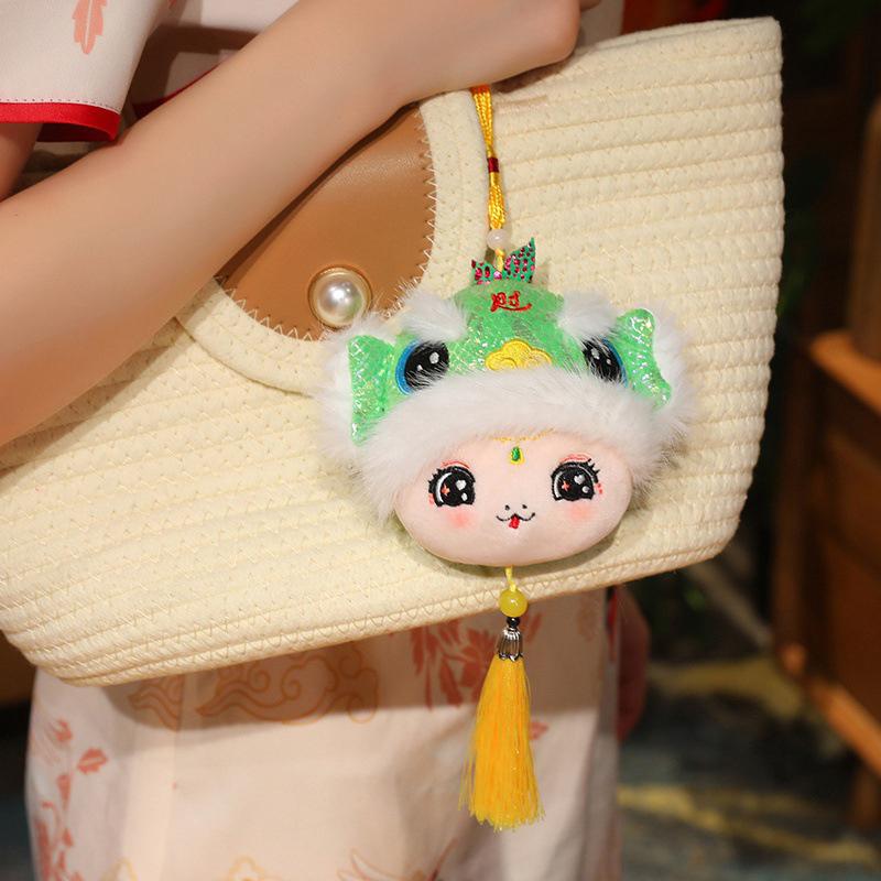 1 шт. плюшевые игрушки змея каваи год зодиака талисман змея милая плюшевая кукла-животное чучело домашнее украшение