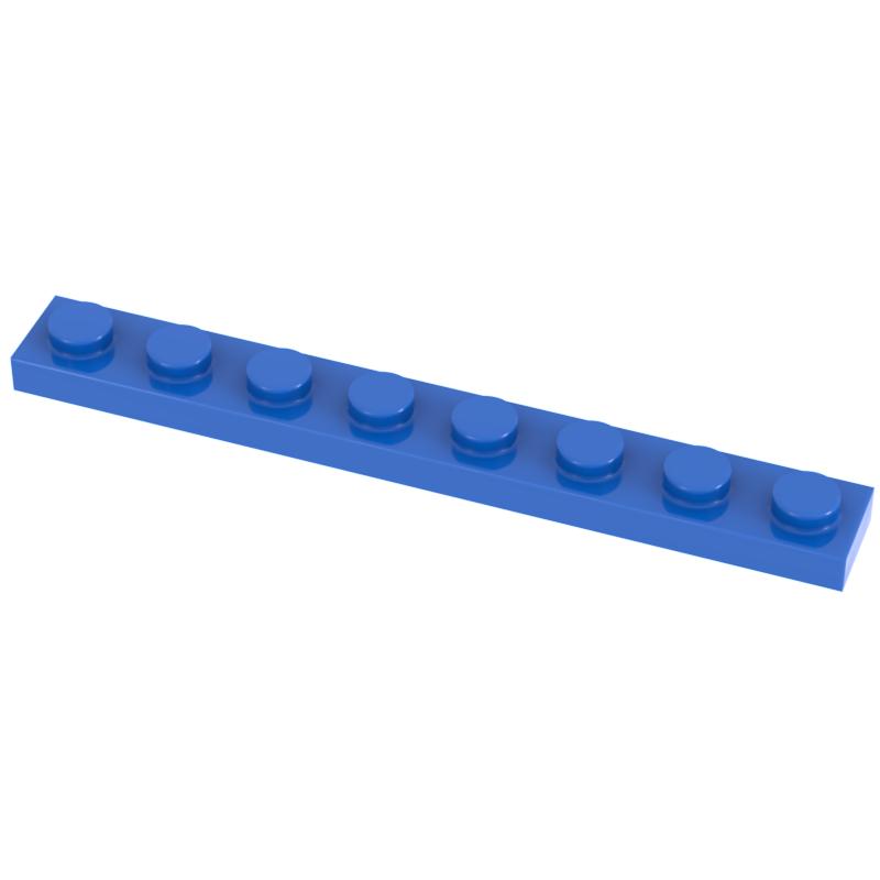 Funbrick 50 шт. Пластина 1x8 3460 Совместимая с Известными Строительными Блоками MOC DIY Классические Игрушечные Кирпичики