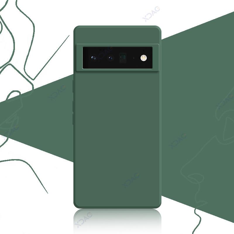 Роскошный квадратный жидкий силиконовый чехол для Google Pixel 6 Pro 6A Pixel6 A 5G 360 мягкий чехол для телефона Anti Fall Bag Coque Armor