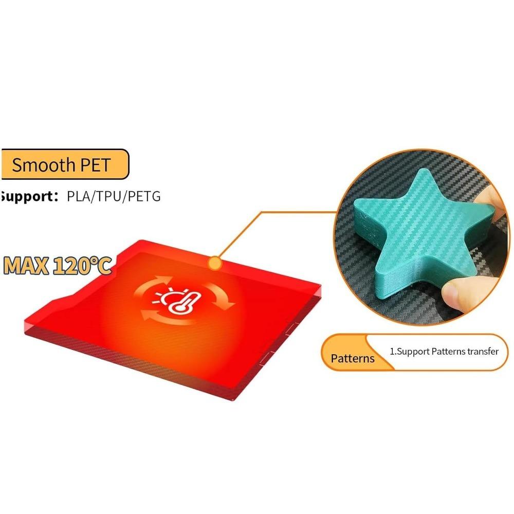 Double Sided Print Bed Smooth Surface Platform Sheet Flexible Build Plate Home Workshop