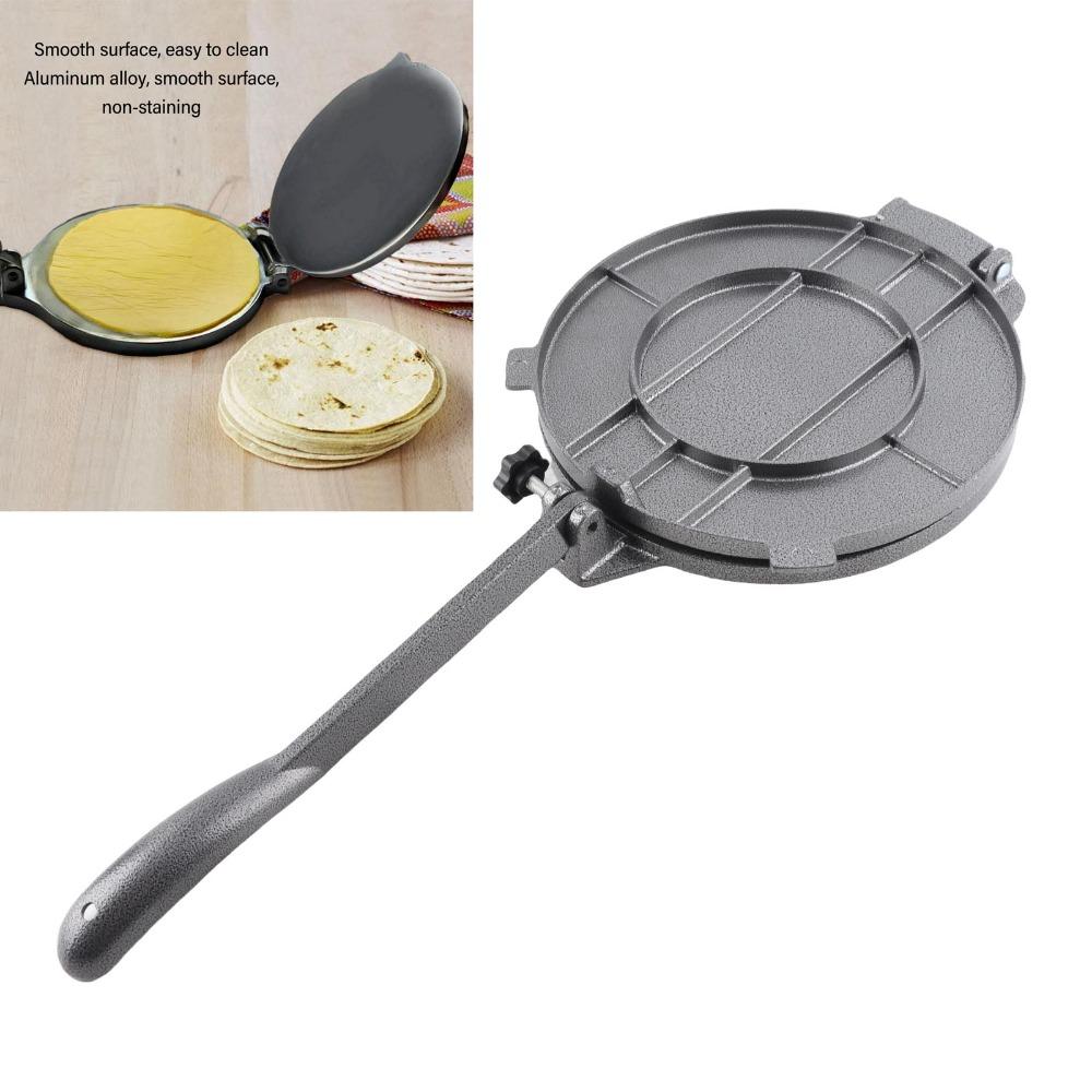 Non-Stick Surface Tortilla Press Black Dough Presser Practical Manual Tortilla Maker Kitchen