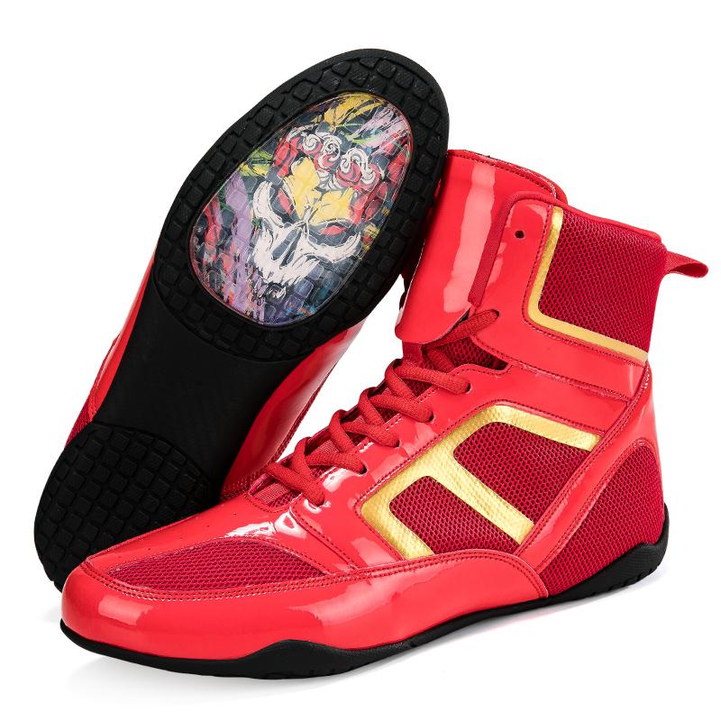 Men Wrestling Shoes Professional Wrestling Boots Training Unisex Comfortable Training Sports Boxing Boots Gear Fighting Sneakers