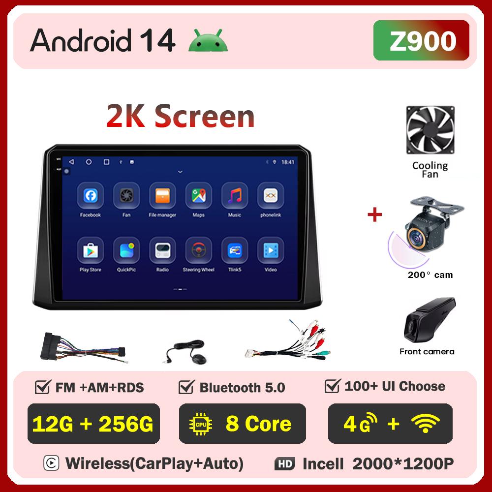 Carplay Android auto для ToyotaCorolla 12 2018 2019 2020 автомобильное радио интеллектуальные автомобильные системы сенсорный экран стерео головное устройство без 2din