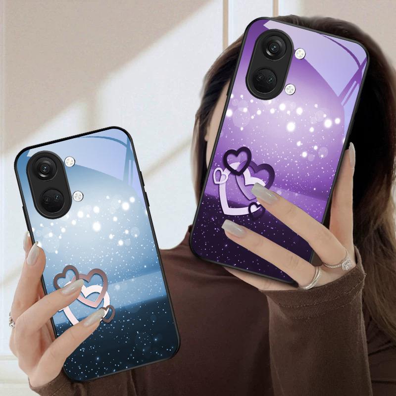 Теплая и романтичная любовь Для OnePlus Nord CE 2T 2 3 Lite N20 N30 6T 7 7T 8 8T 9 10 Pro 11R 12R 13R Ace 2V 5 Pro Стеклянный чехол для телефона
