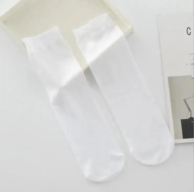 1 пара Мужские дышащие короткие носки из бамбукового волокна Мужские носки-гольфы Деловые носки средней длины Короткие