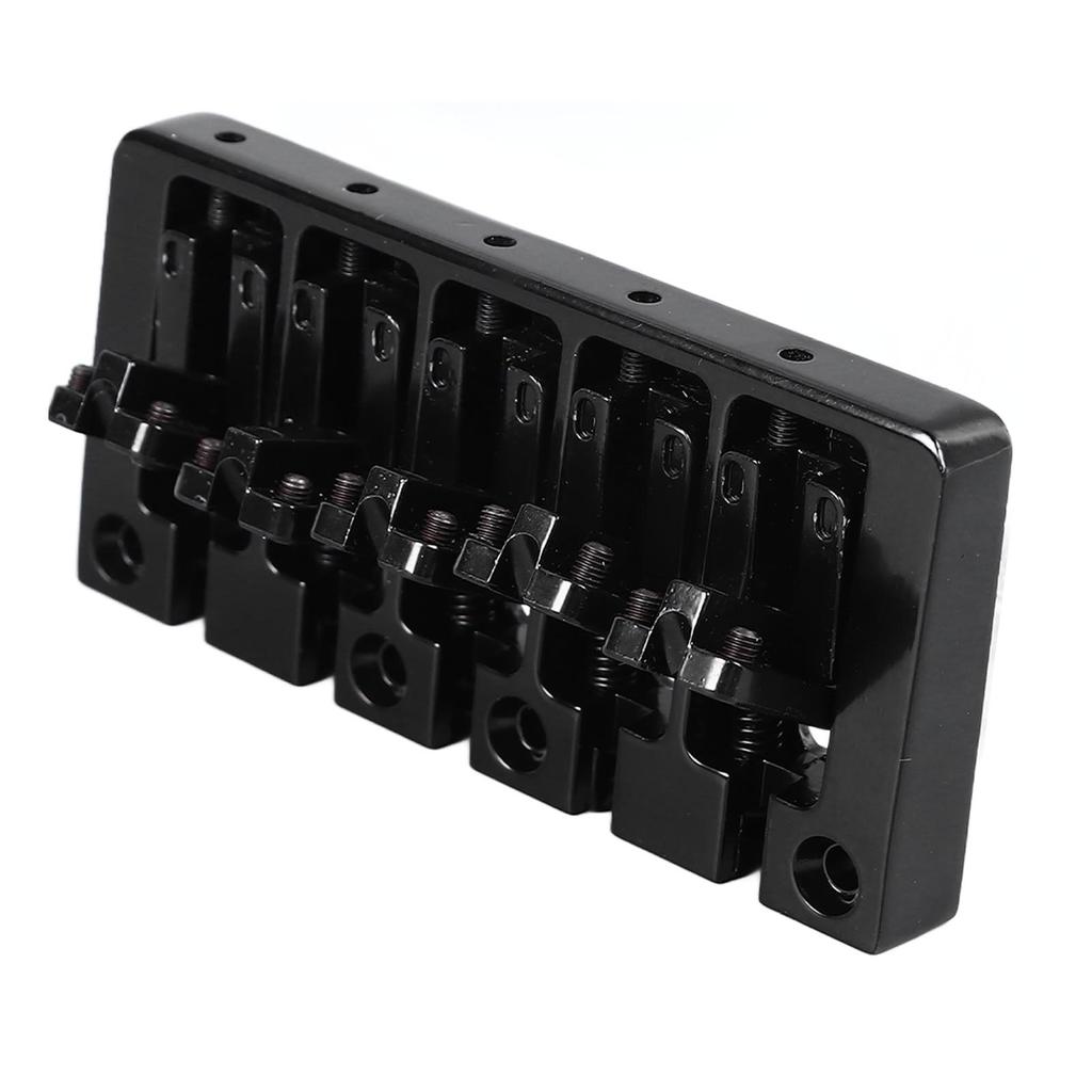 Басовый бридж откидной микрорегулируемый 5-струнный басовый бридж для замены для практики выступления черный