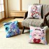 COOL DDenia Hiyuki WuWa Wuthering   Pillow Case Pattern Printed Pillowcase For Living Room Sofa Cushion Cover
