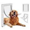 Large Pet Door for Dogs Installation Simple Dog Pet Fence Special Entry and Exit Pet DoorWhite