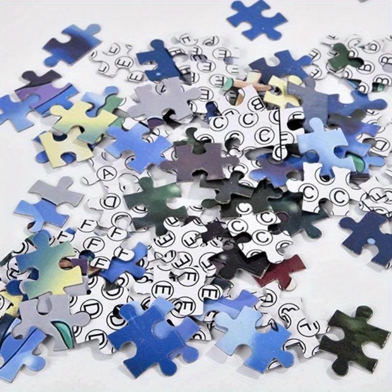 Взрослый бумажный пазл 1000 деталей, рождественская атмосфера, веселая и развивающая игра-головоломка, украшение дома, настенный дисплей, фестиваль, пазл-гифка