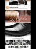 Men's Genuine Leather Velcro Winter Shoes with Plush Wool for Middle-Aged & Elderly
