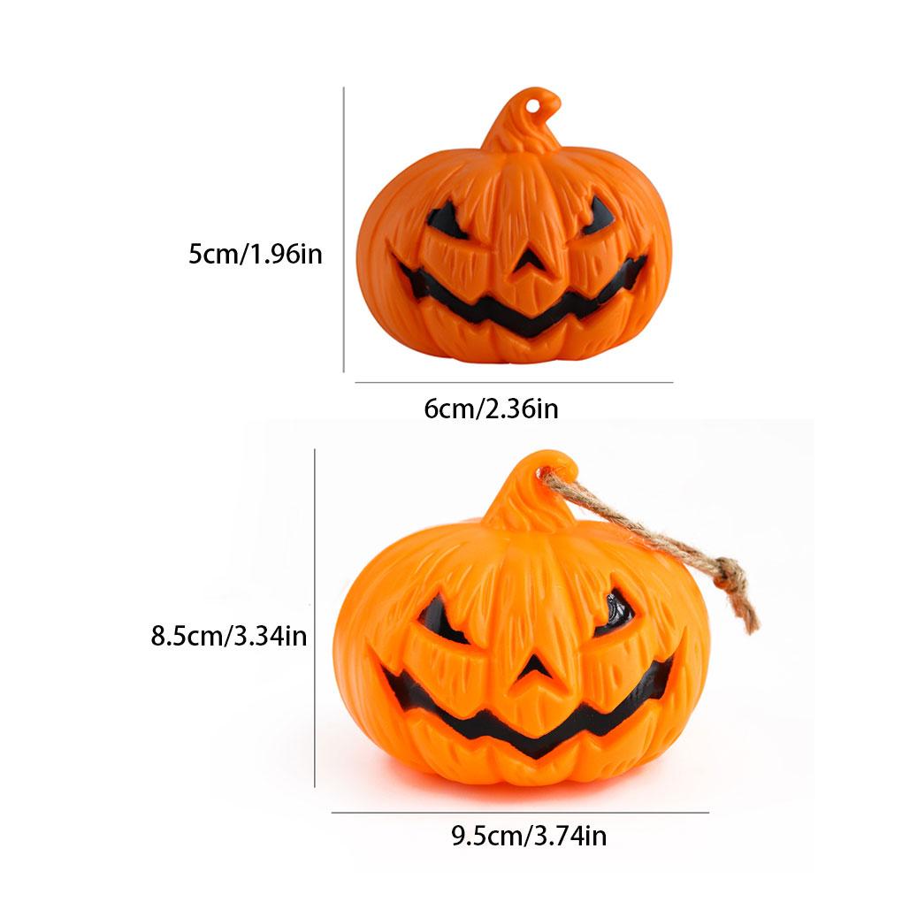 12 шт. Праздничные принадлежности и украшения Хэллоуин тыквенные фонарики для украшения вечеринки хороший пластик