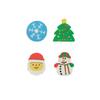 MidOcean Christmas Eraser Set (Pack of 4)