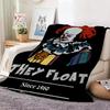 Movie I-It Chapter One Throw Soft Warm Flannel Throw Blanket, Multi-use for Sofa Bed Office Nap